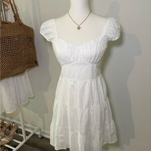 Hollister White Mini Dress